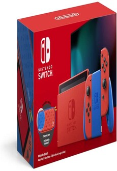 NINTENDO SWITCH CONSOLE - BLUE & RED MARIO 3D WORLDS & BOWSERS FURY EDITION Multi-Colored 32 GB Standard