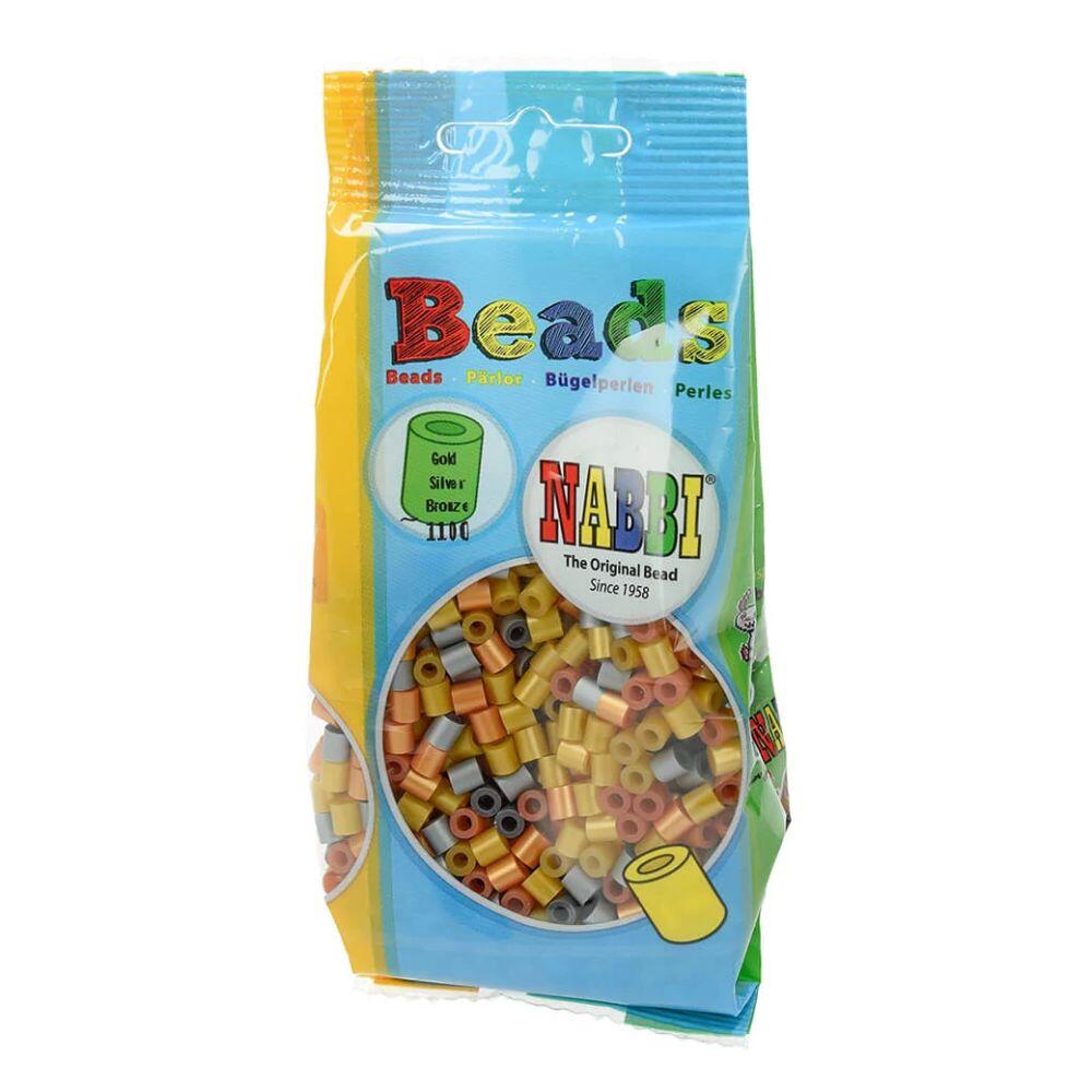 Nabbi - Nabbi Beads Bügelperlen Gold, Silber, Bronze 1100 Nabbi - Nabbi Beads Bügelperlen Gold, Silber, Bronze 1100