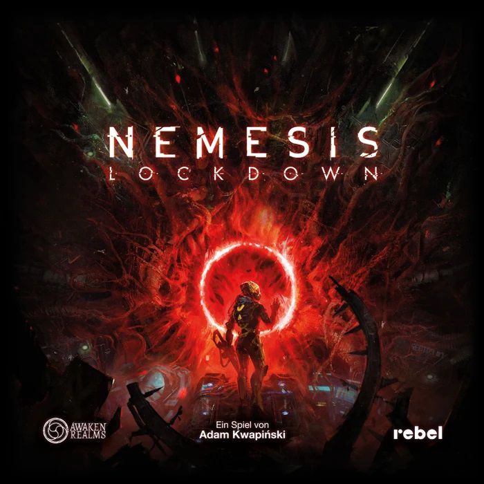 Nemesis Lockdown Grundspiel Brettspiel Figuren Awaken Realms Spiel