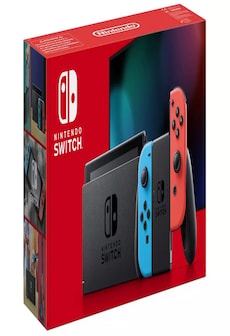 Neon Nintendo switch with improved battery 32GB Multi-Colored 32 GB Standard