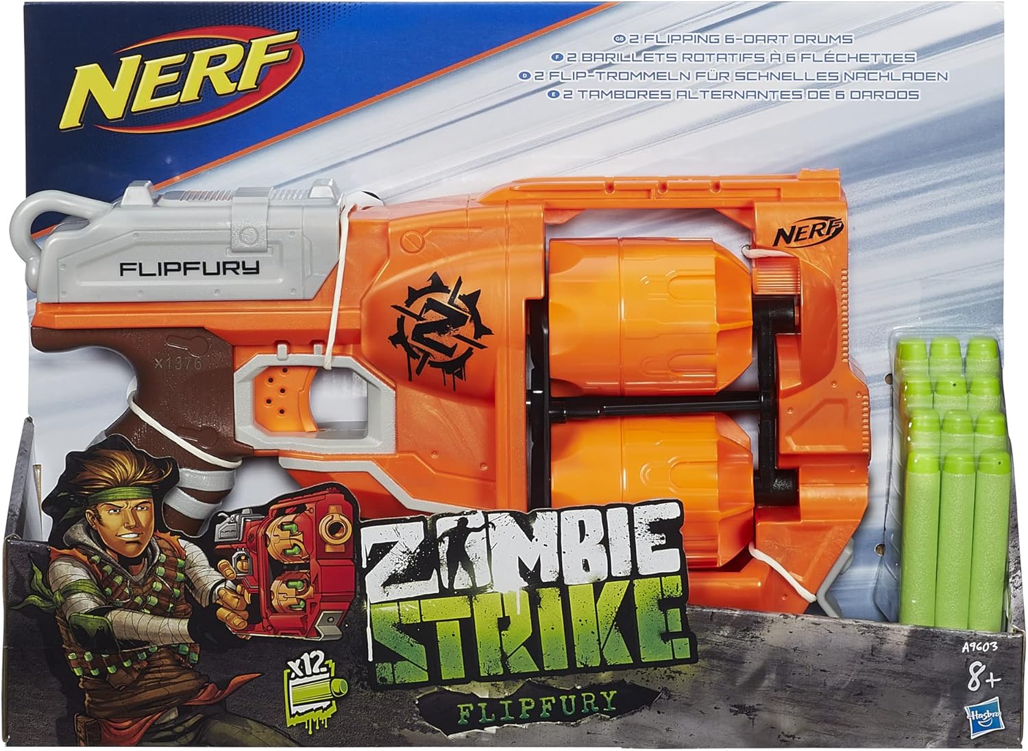 Nerf Zombie Strike Flip Fury