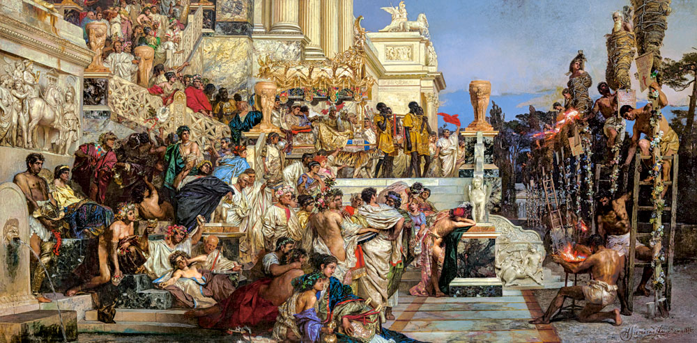 Neros Fackeln, Siemiradzki Neros Fackeln, Siemiradzki