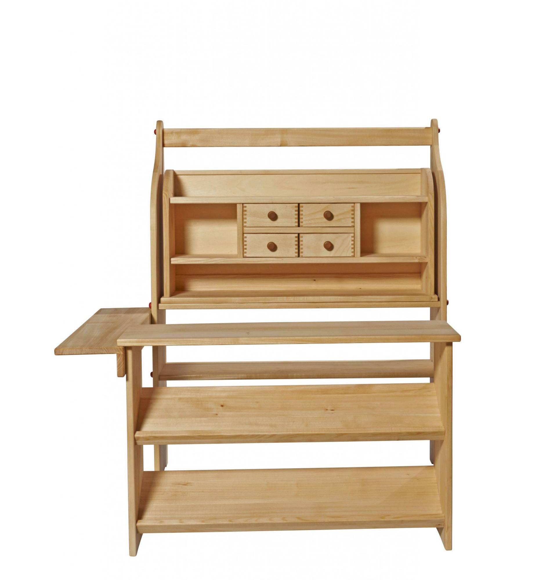 Nic - Kaufladen ohne Dach - Lindenholz Nic - Kaufladen ohne Dach - Lindenholz