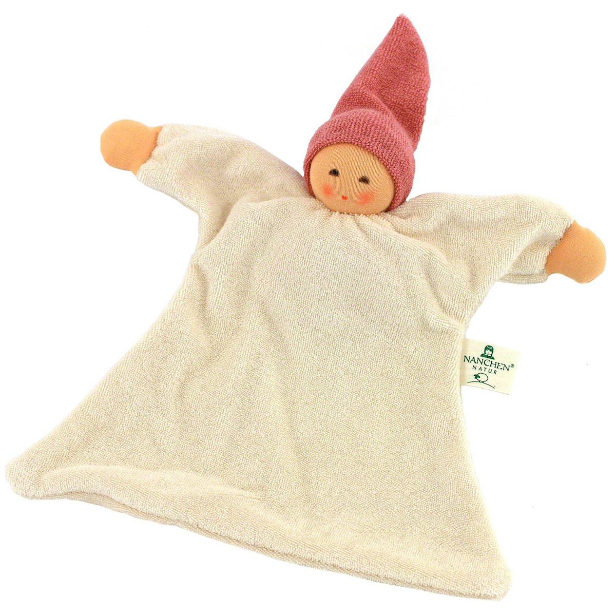 Nuckel mit Mütze - rosa Nuckel mit Mütze - rosa