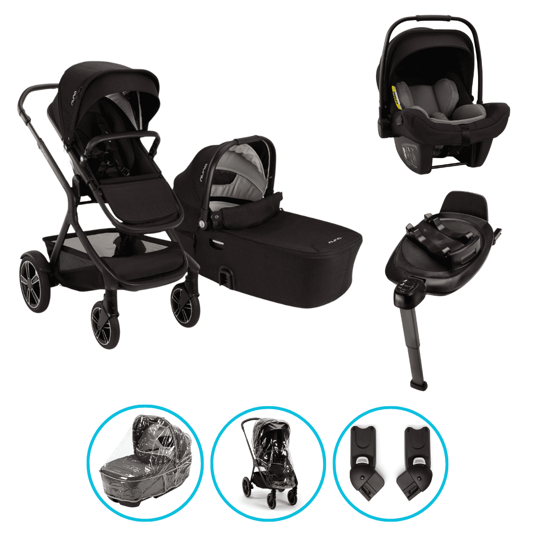 Nuna DEMI Next 8in1 Kinderwagen Set Caviar inkl. Pipa Next Caviar-Chocolate und Base Next Nuna DEMI Next 8in1 Kinderwagen Set Caviar inkl. Pipa Next Caviar-Chocolate und Base Next