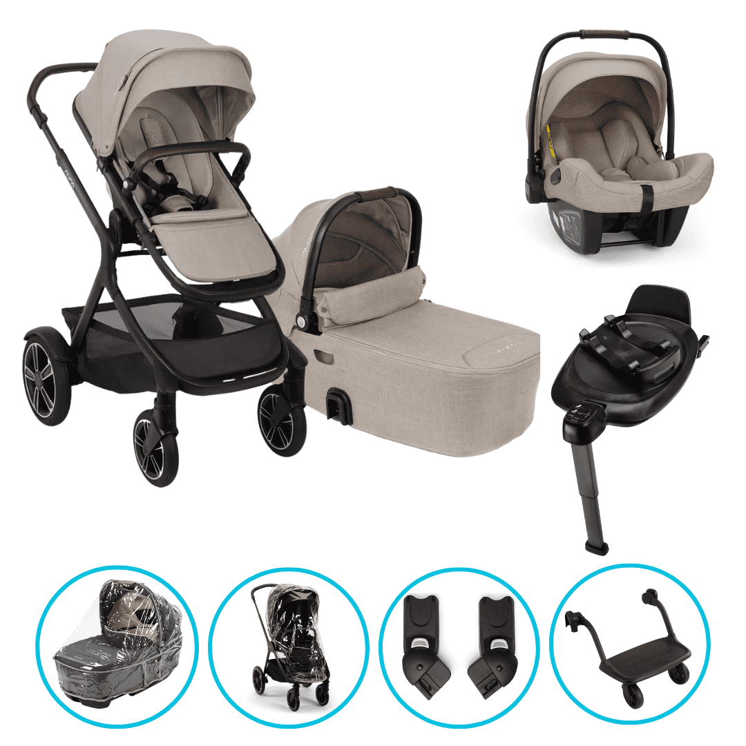 Nuna DEMI Next 8in1 Kinderwagen Set Chateau inkl. Pipa Next Chateau, Base Next und Riderboard Nuna DEMI Next 8in1 Kinderwagen Set Chateau inkl. Pipa Next Chateau, Base Next und Riderboard