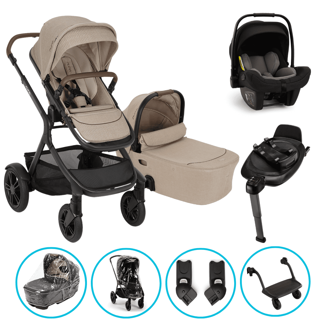 Nuna DEMI Next 8in1 Kinderwagen Set Cosmopolitan inkl. Pipa Next Caviar-Cocolate, Base Next und Riderboard Nuna DEMI Next 8in1 Kinderwagen Set Cosmopolitan inkl. Pipa Next Caviar-Cocolate, Base Next und Riderboard
