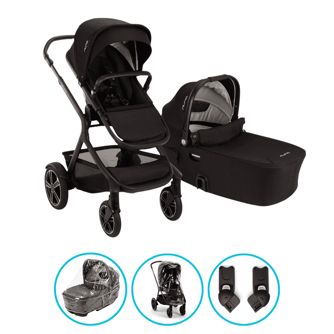 Nuna DEMI next 2in1 Kinderwagen Caviar inkl. gratis Zubehör Nuna DEMI next 2in1 Kinderwagen Caviar inkl. gratis Zubehör