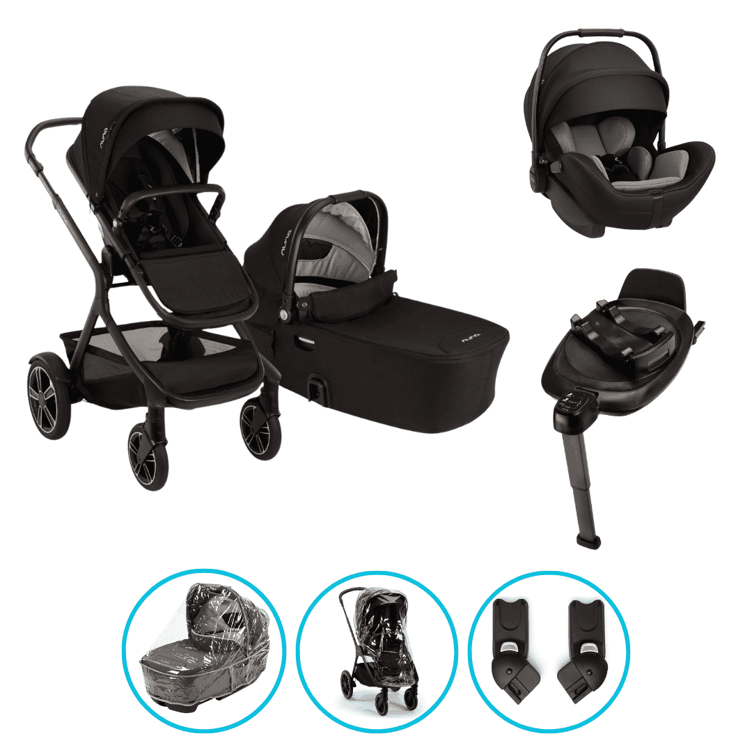 Nuna Demi Next 7in1 Kinderwagen Set Caviar inkl. Arra Flex Caviar und Base Next Nuna Demi Next 7in1 Kinderwagen Set Caviar inkl. Arra Flex Caviar und Base Next