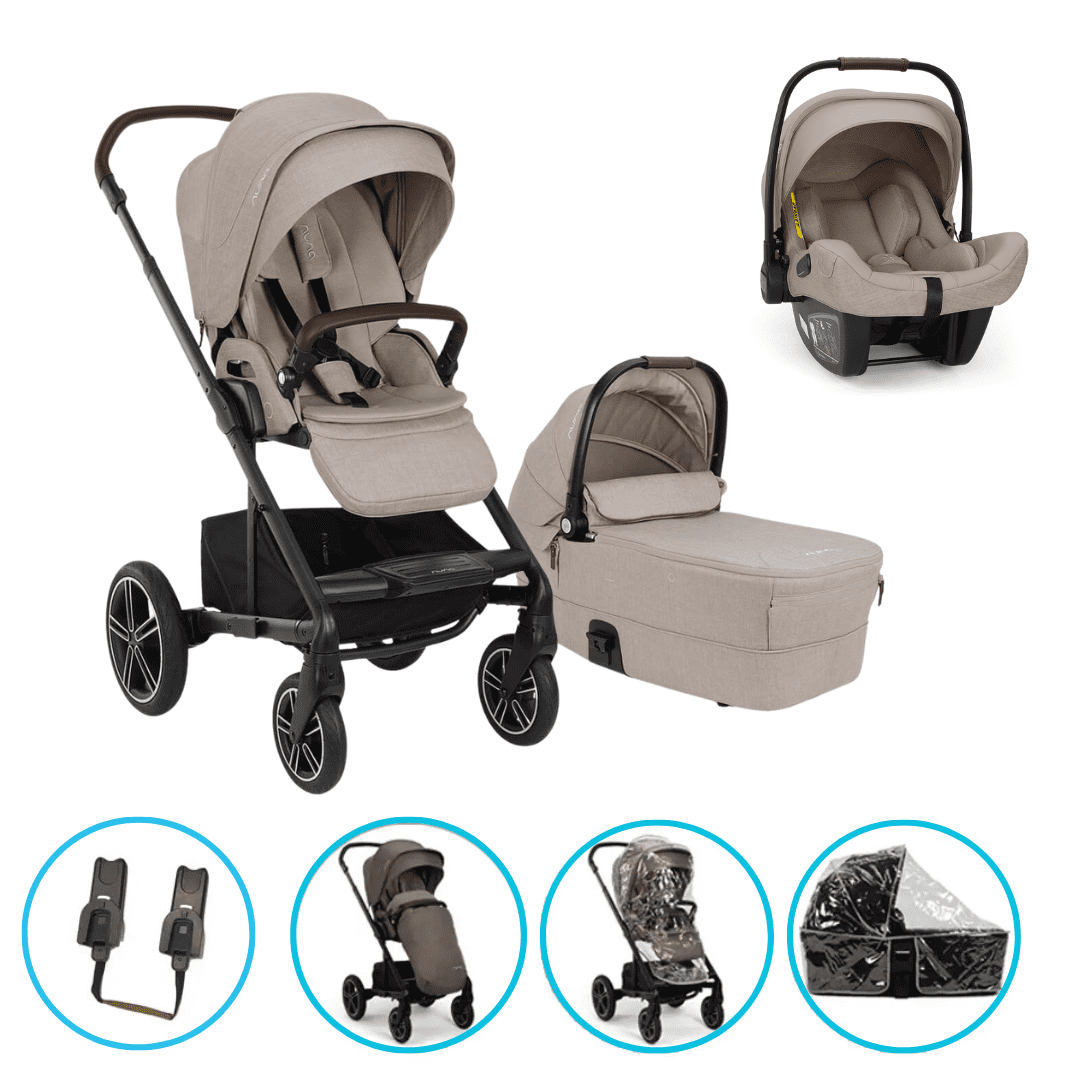 Nuna MIXX next 3in1 Kinderwagen Set Chateau inkl. Pipa Next Chateau und gratis Zubehör Nuna MIXX next 3in1 Kinderwagen Set Chateau inkl. Pipa Next Chateau und gratis Zubehör