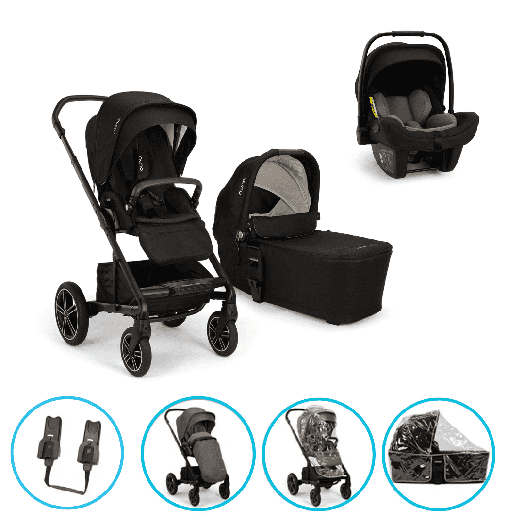 Nuna MIXX next 7in1 Kinderwagen Set Caviar inkl. Pipa Next Caviar-Chocolate und gratis Zubehör Nuna MIXX next 7in1 Kinderwagen Set Caviar inkl. Pipa Next Caviar-Chocolate und gratis Zubehör