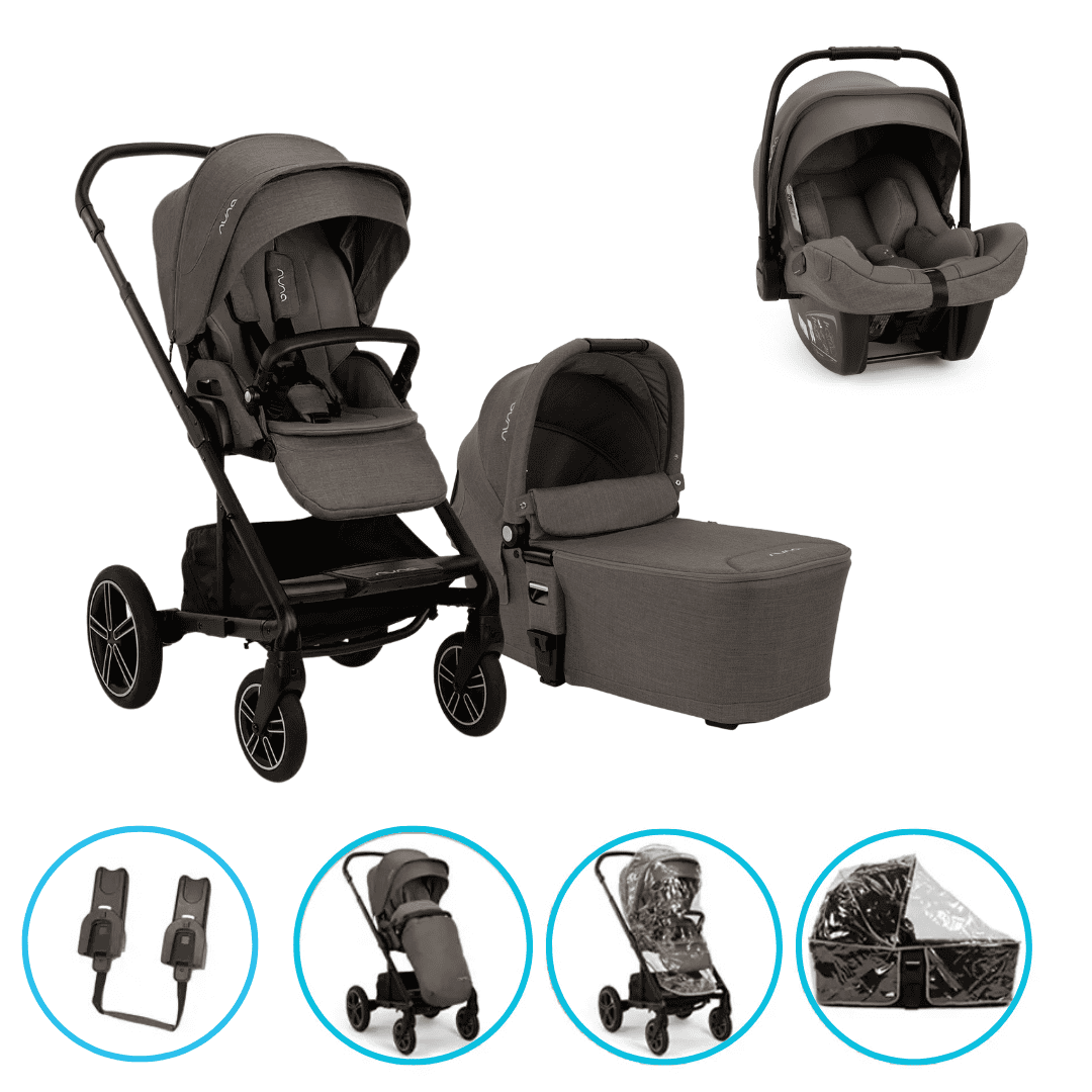 Nuna MIXX next 7in1 Kinderwagen Set Thunder inkl. Pipa Next Thunder und gratis Zubehör Nuna MIXX next 7in1 Kinderwagen Set Thunder inkl. Pipa Next Thunder und gratis Zubehör