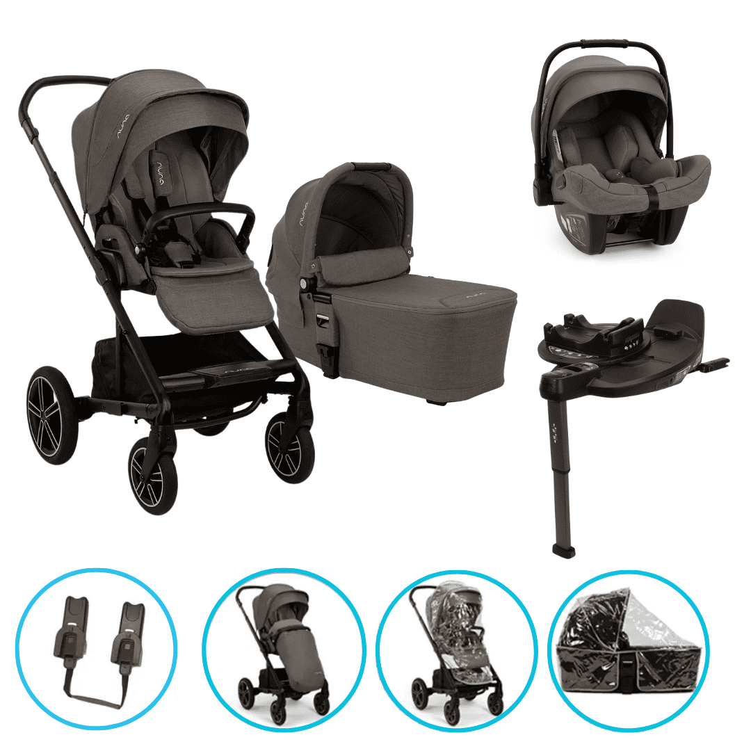 Nuna MIXX next 8in1 Kinderwagen Set Thunder inkl. Pipa Next Thunder, Base Curv und gratis Zubehör Nuna MIXX next 8in1 Kinderwagen Set Thunder inkl. Pipa Next Thunder, Base Curv und gratis Zubehör