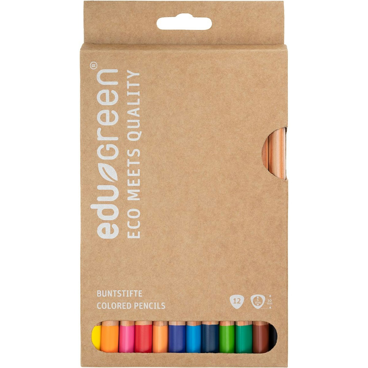 Öko dicke Buntstifte 12 Stifte in Schachtel Öko dicke Buntstifte 12 Stifte in Schachtel