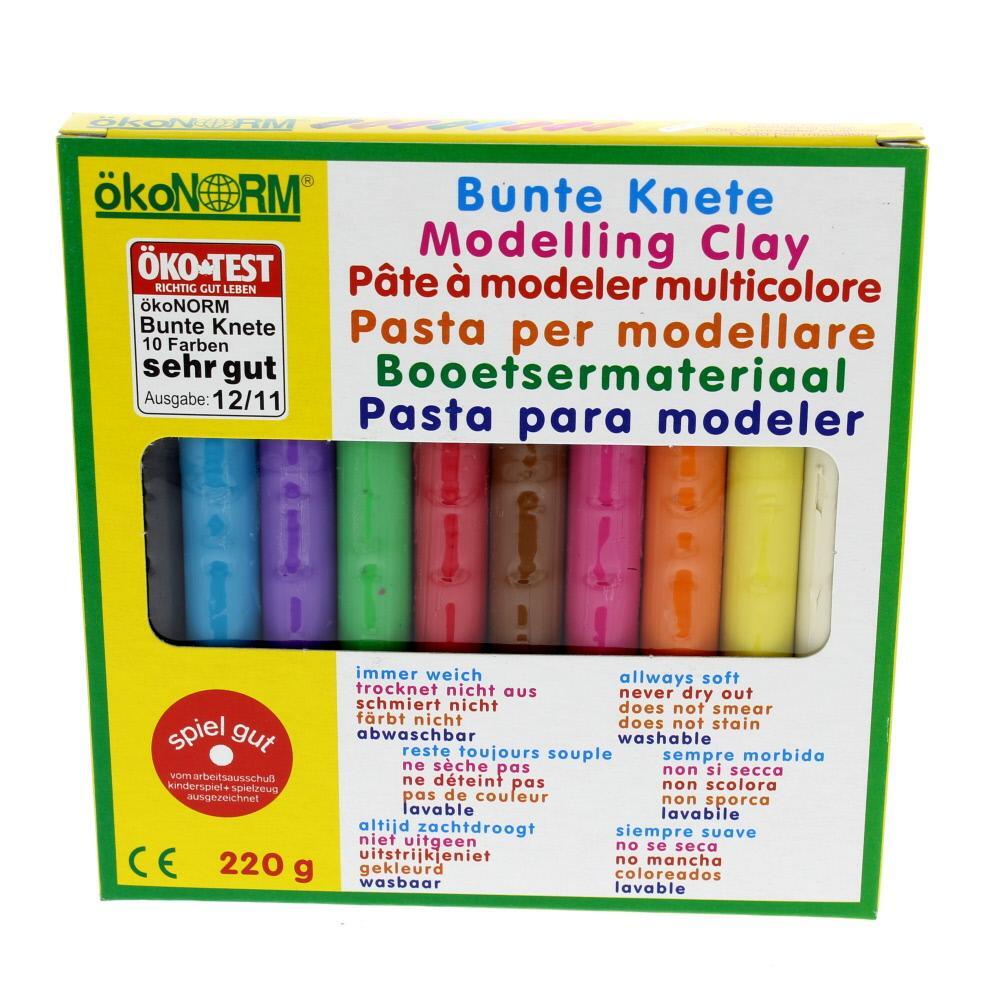 Ökonorm - ökoNorm Bunte Knete,Schtl.10 Farben Ökonorm - ökoNorm Bunte Knete,Schtl.10 Farben