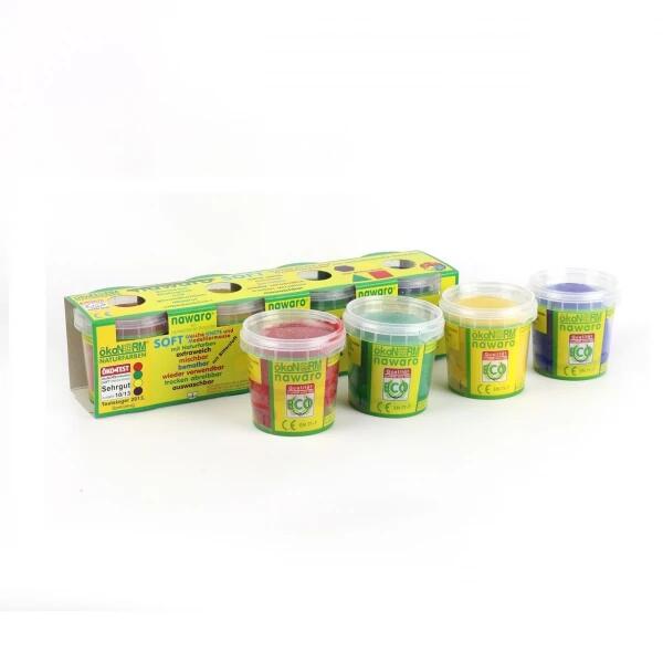 Ökonorm - ökoNorm Soft-Knete,4 St.sort. Ökonorm - ökoNorm Soft-Knete,4 St.sort.