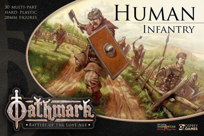 Oathmark Human Infantry plastic figures 30 infanterie fantasy 28mm Multi Part