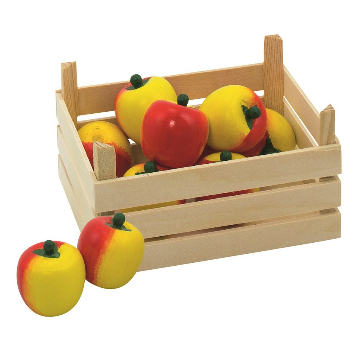 Obst Kiste für Kaufmannsladen - Apfel Obst Kiste für Kaufmannsladen - Apfel