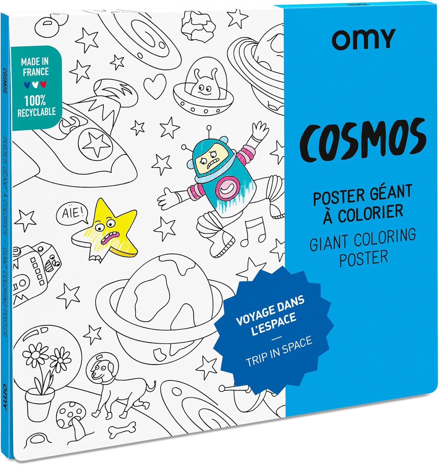 Omy - Poster z. Ausmalen Cosmos 70 x 100 cm Omy - Poster z. Ausmalen Cosmos 70 x 100 cm