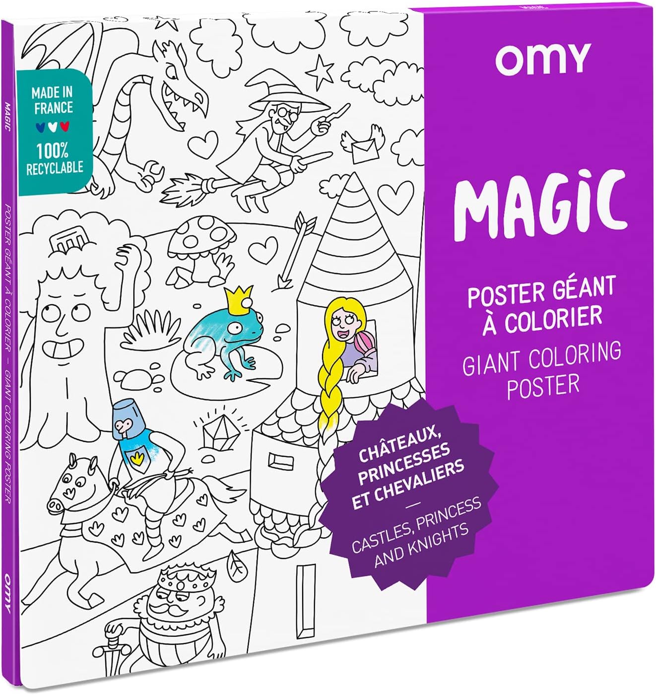 Omy - Poster z. Ausmalen Magic 70 x 100 cm Omy - Poster z. Ausmalen Magic 70 x 100 cm