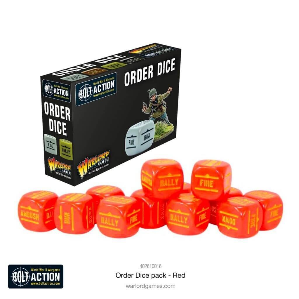Orders Dice Pack - Red Orders Dice Pack - Red