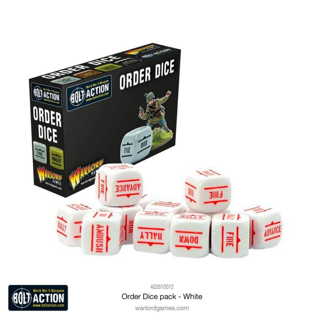Orders Dice Pack - White Orders Dice Pack - White