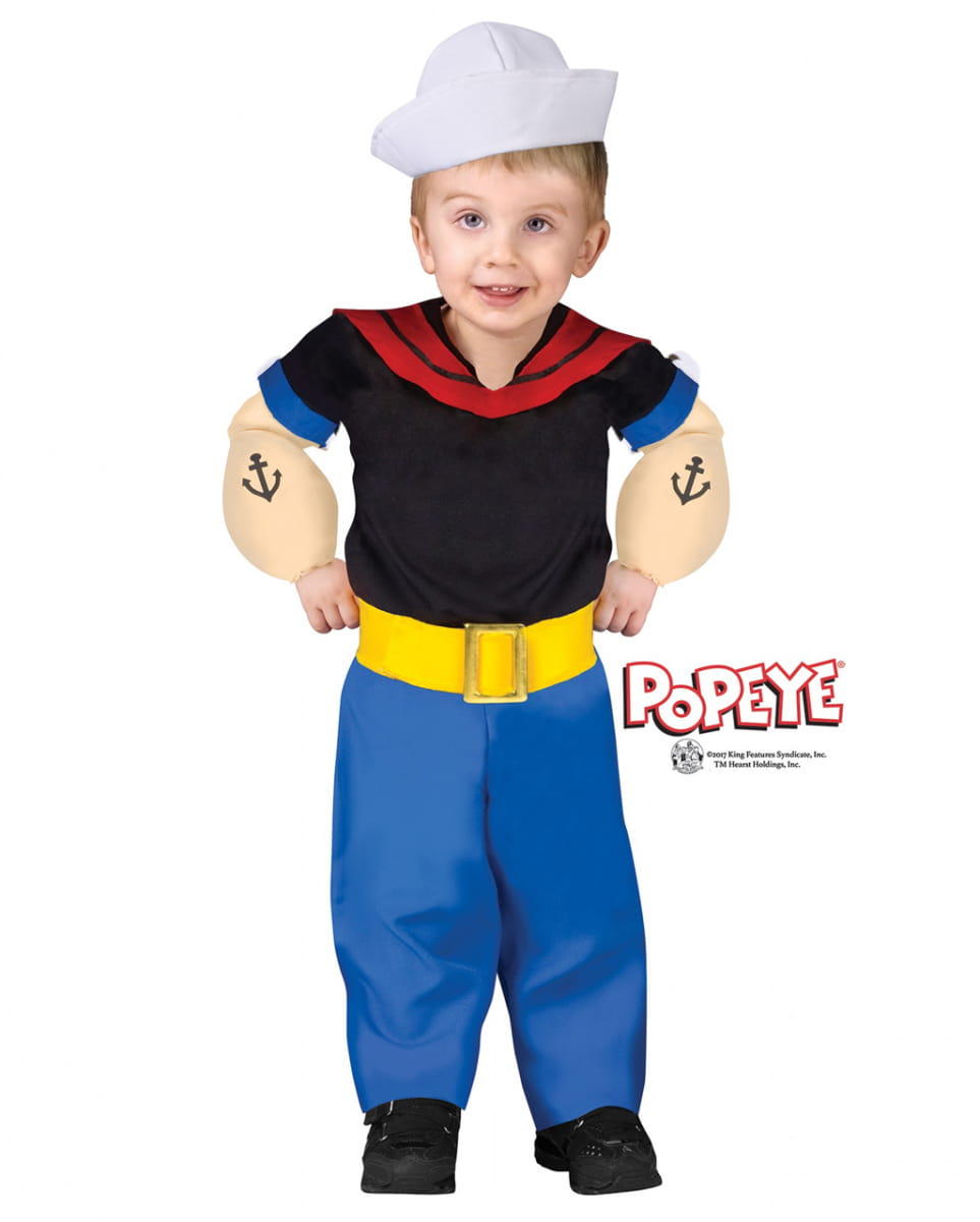 Original Popeye Kleinkinder Kostüm Original Popeye Kleinkinder Kostüm