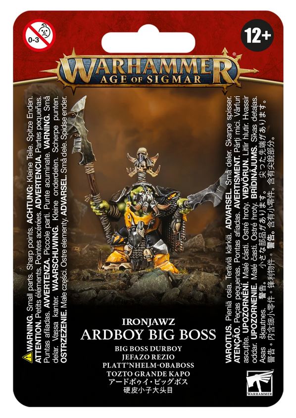 Orruks Warclans Ardboy Big Boss Games Workshop Age of Sigmar Orruk Ardboyz Orks