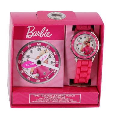 Otto Simon Barbie Time Teacher Lernuhr pink