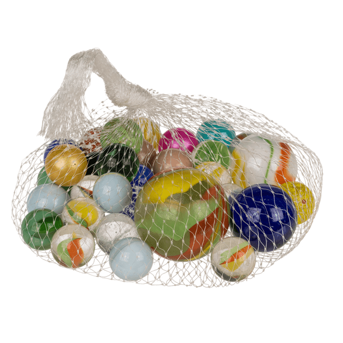 Out of the blue - Glas-Murmeln im Netz Out of the blue - Glas-Murmeln im Netz