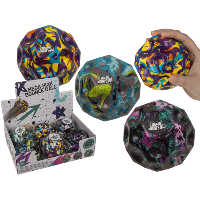 Out of the blue - Mega High Bounce Ball 10 cm Out of the blue - Mega High Bounce Ball 10 cm