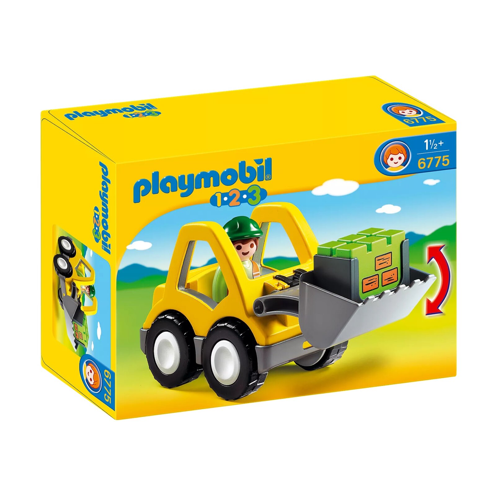 PLAYMOBIL - 1-2-3 - 6775 Radlader