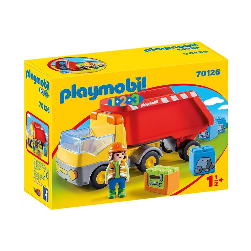 PLAYMOBIL - 1-2-3 - 70126 Kipplaster