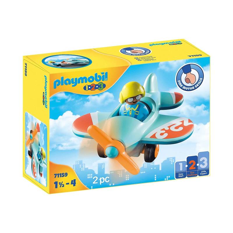 PLAYMOBIL - 1-2-3 - 71159 Flugzeug