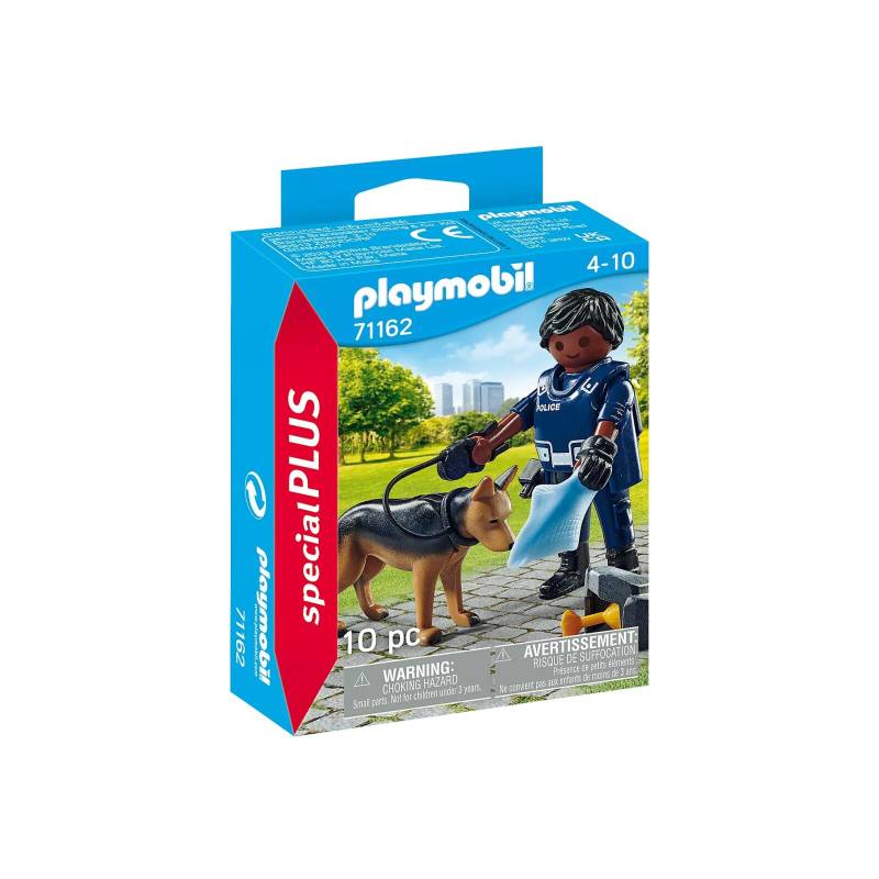 PLAYMOBIL - City Life - 71162 Polizist mit Spürhund (5)