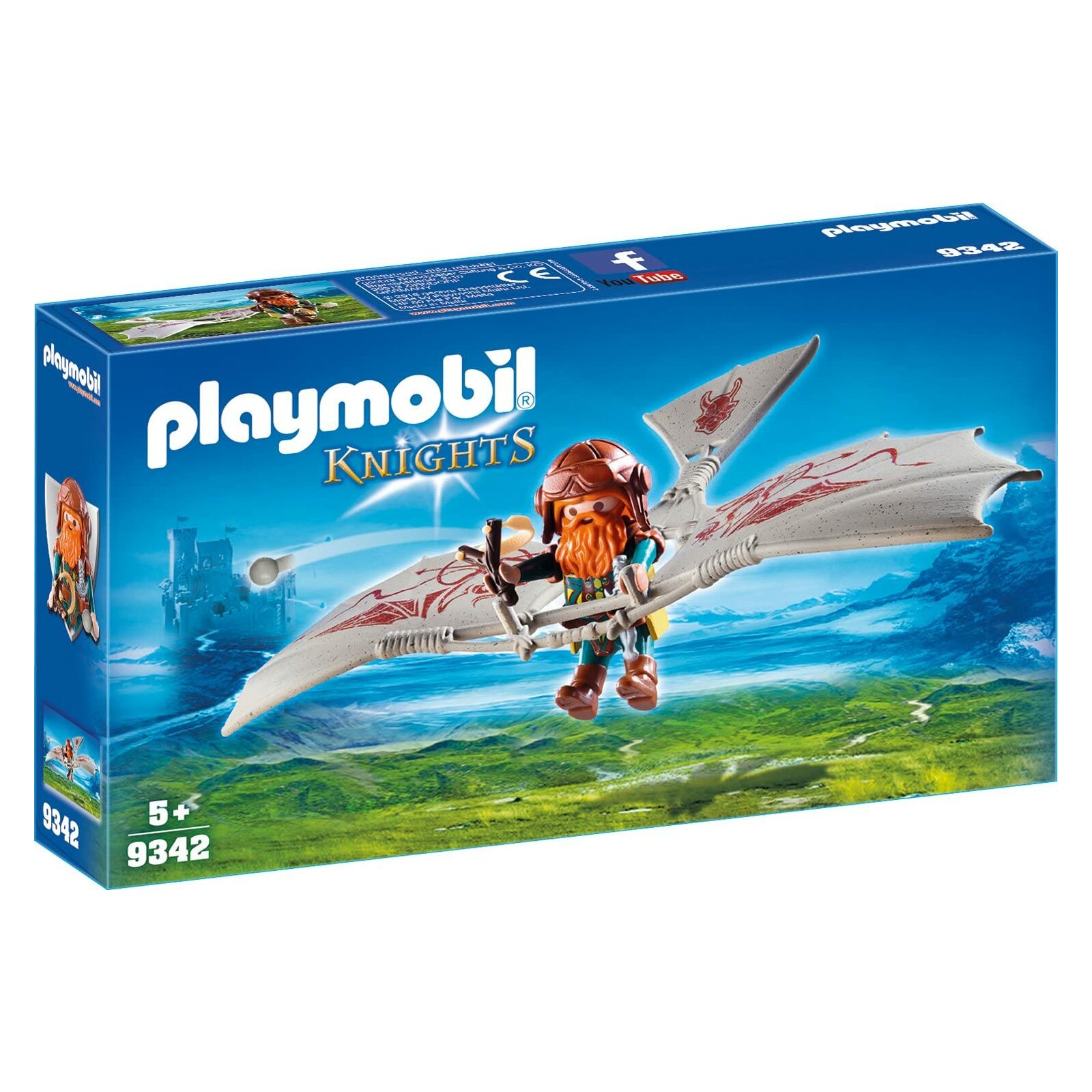 PLAYMOBIL - Knights - 9342 Zwergenflugmaschine (A)