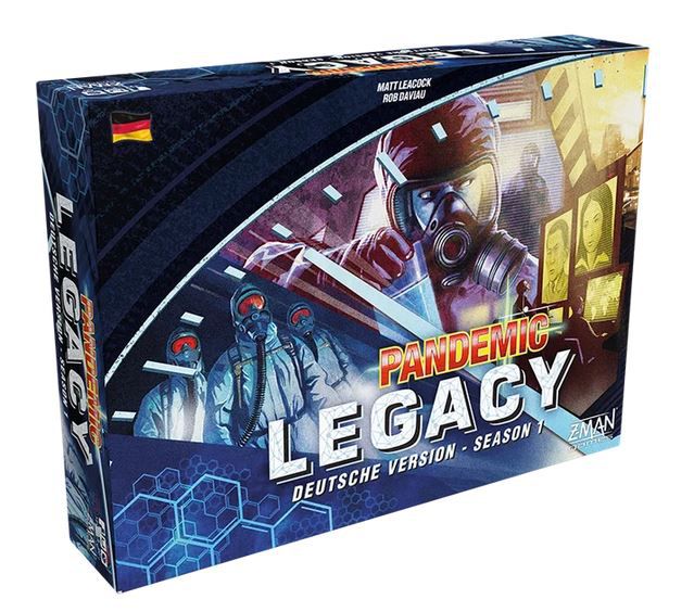 Pandemic Legacy Season 1 (Deutsch) Blau Z-Man Games Brettspiel 691170