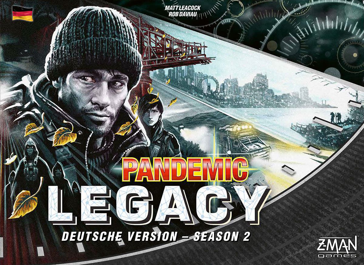 Pandemic Legacy Season 2 (Deutsch) Schwarz Z-Man Games Brettspiel ZMND0004