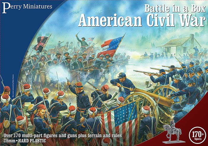 Perry Miniatures Battle in a Box American Civil War 1861-1865 28mm Confederation