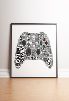 Personalised Xbox X Controller Print