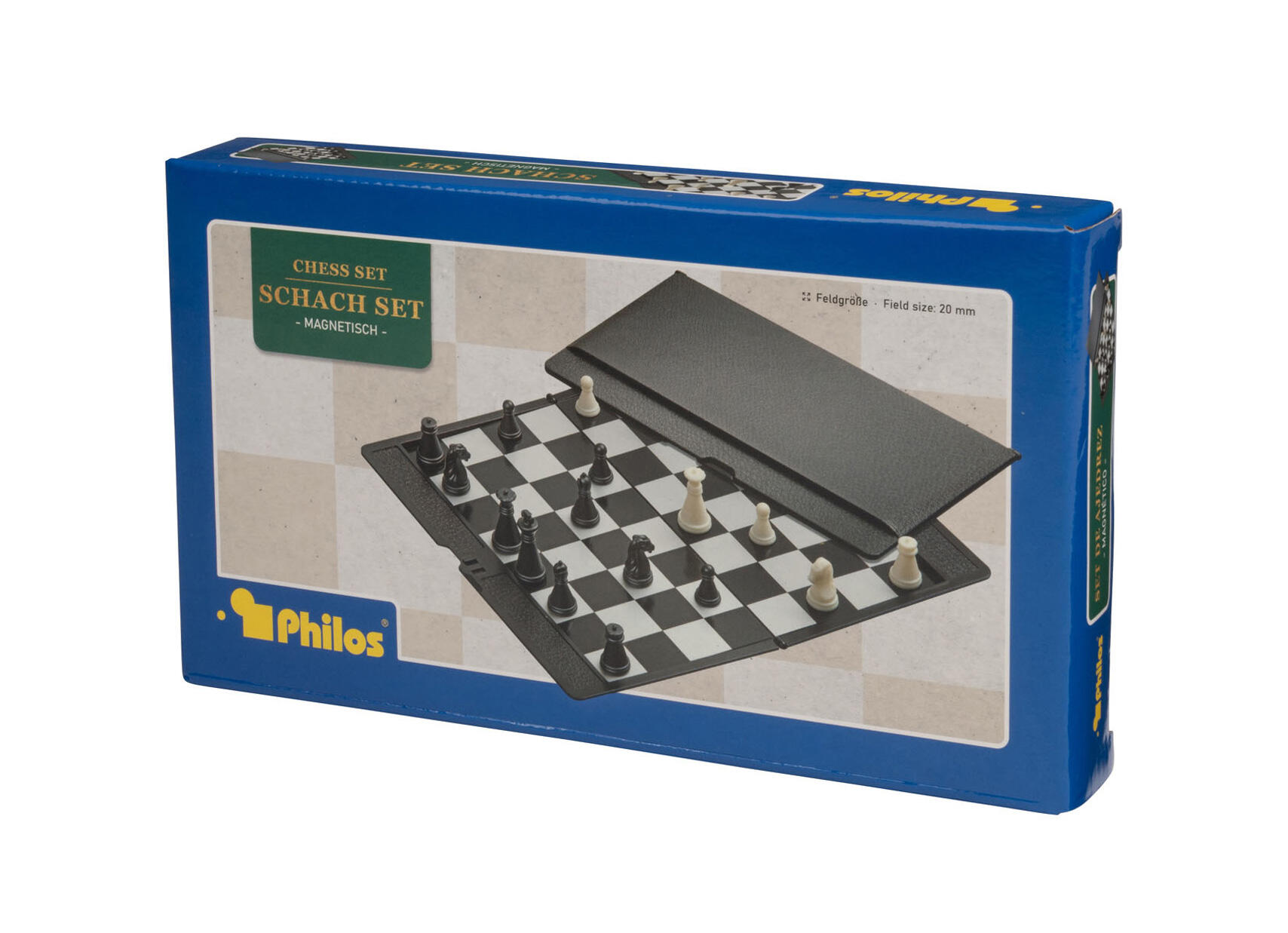 Philos - Schach, Kunststoff, Reisespiel, mit Schachfiguren, magnetisch Philos - Schach, Kunststoff, Reisespiel, mit Schachfiguren, magnetisch