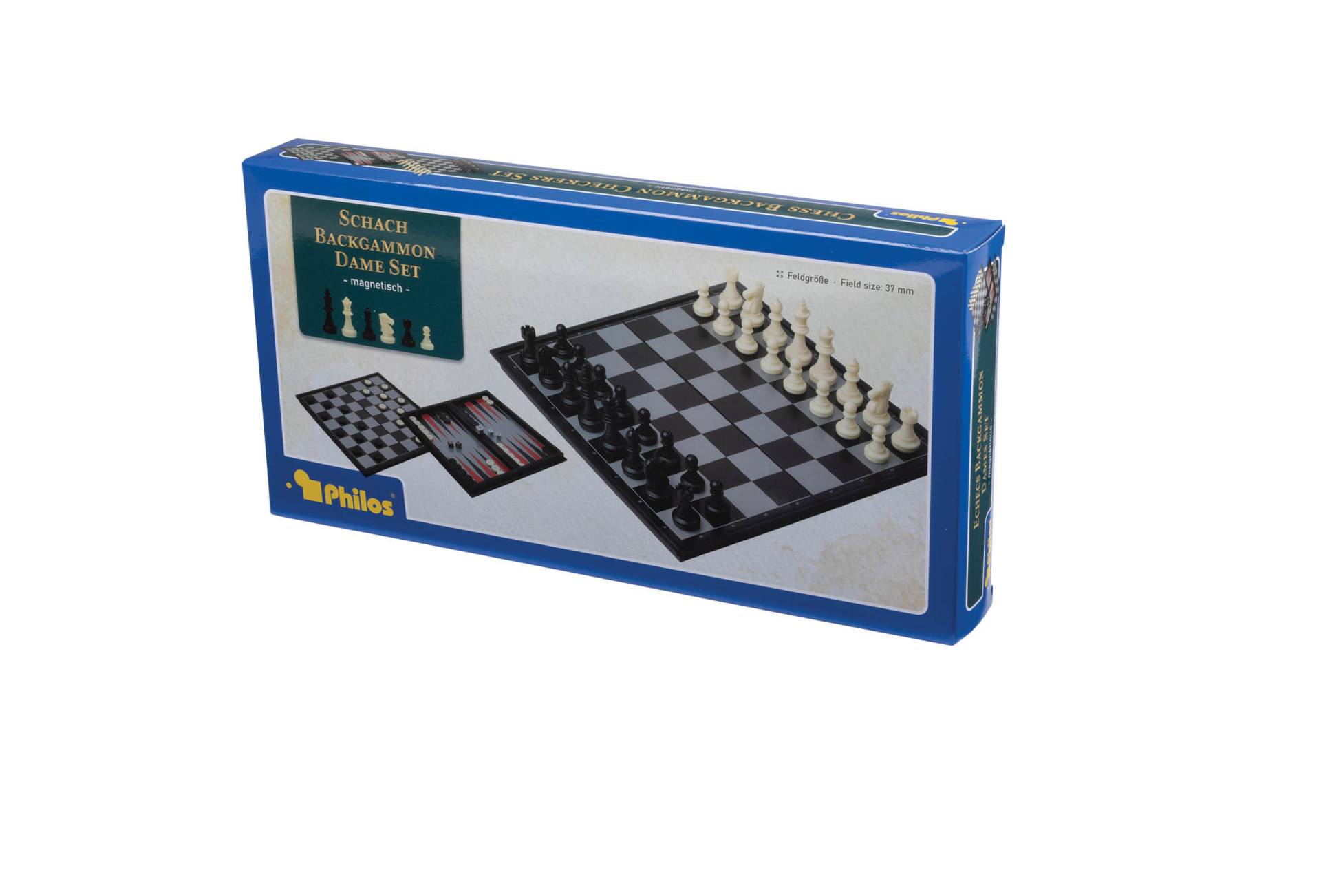 Philos - Schach-Backgammon-Dame-Set Kunststoff Philos - Schach-Backgammon-Dame-Set Kunststoff