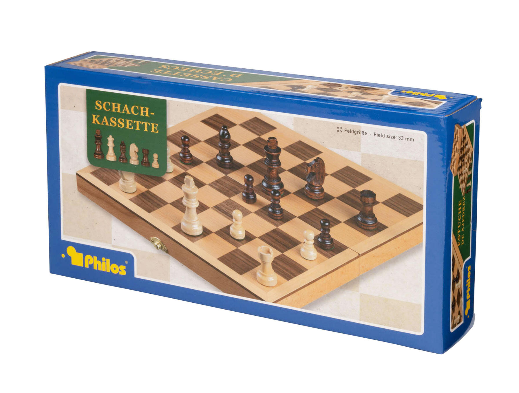 Philos - Schach Kassette Buche/Wallnuss Philos - Schach Kassette Buche/Wallnuss