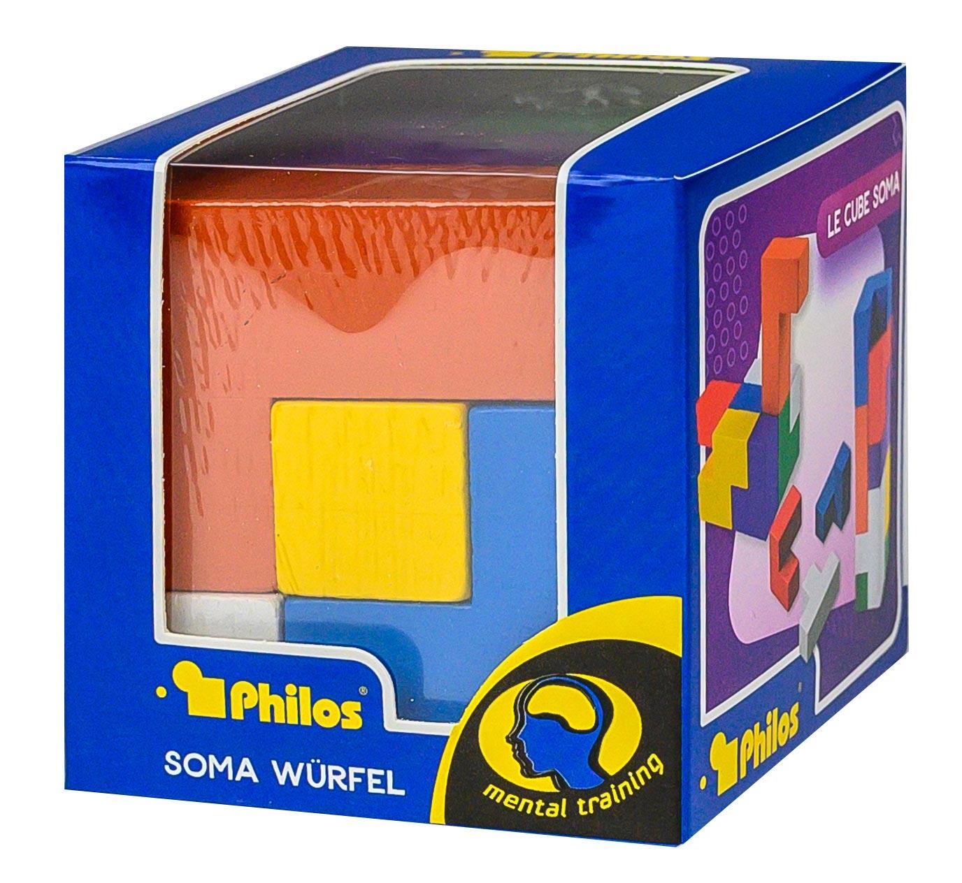 Philos - Soma - Cube / Das Knobelspiel / farbige Ausführung Philos - Soma - Cube / Das Knobelspiel / farbige Ausführung
