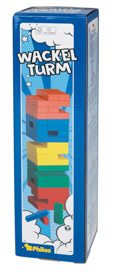 Philos - Stapel Turm farbig Philos - Stapel Turm farbig