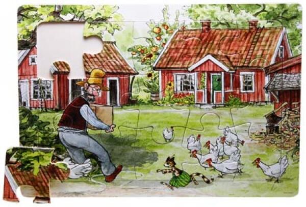 Plan Toys - Rahmenpuzzle 15tlg. Petterson Plan Toys - Rahmenpuzzle 15tlg. Petterson