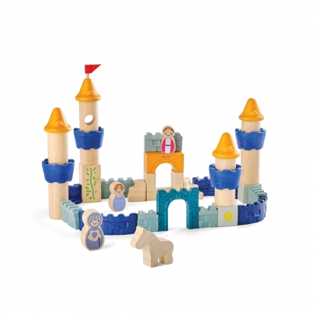 PlanToys Holzbauklötze Schloss