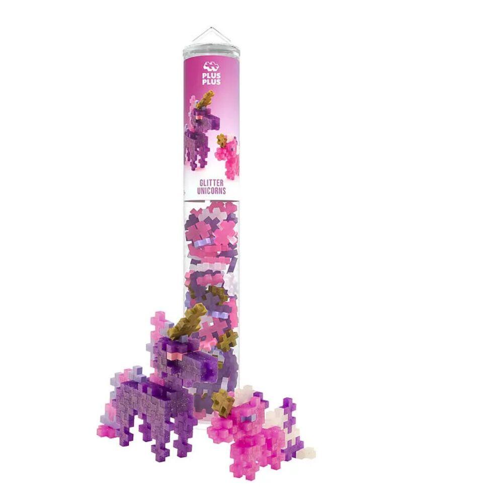 Plus-Plus - 100 Kreativ Bausteine Glitzer Einhorn Plus-Plus - 100 Kreativ Bausteine Glitzer Einhorn