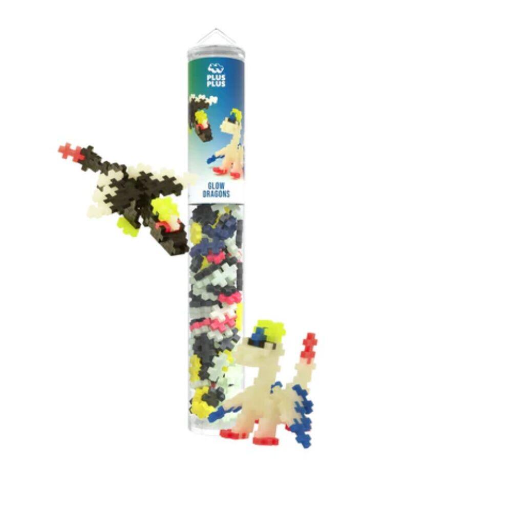 Plus-Plus - 100 Kreativ Bausteine Nacht Drache Plus-Plus - 100 Kreativ Bausteine Nacht Drache