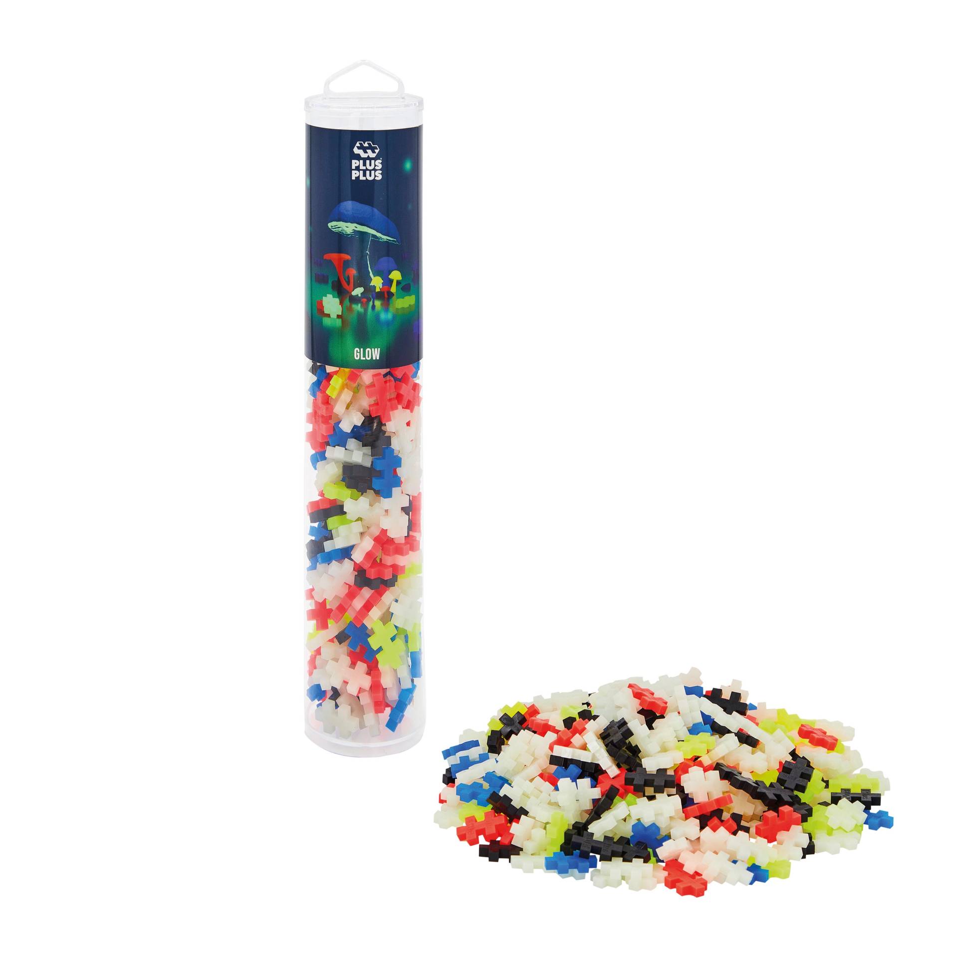 Plus-Plus - 240 Kreativ Bausteine Glow Plus-Plus - 240 Kreativ Bausteine Glow